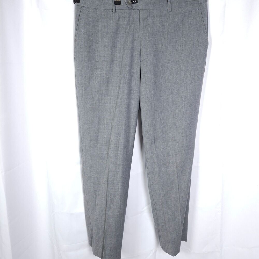 Jos‎ A Bank 1905 Gray Wool Blend Dress Pants Mens 36R 38x31